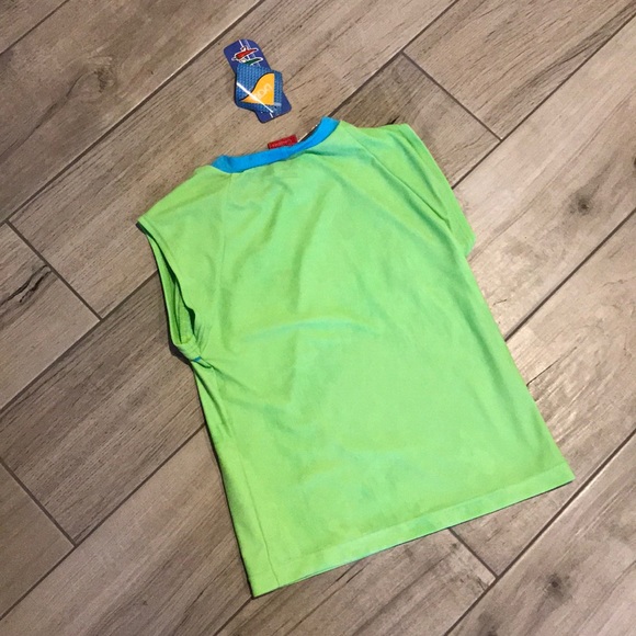 Lime Green Kids Rash Guard - Picture 2 of 6